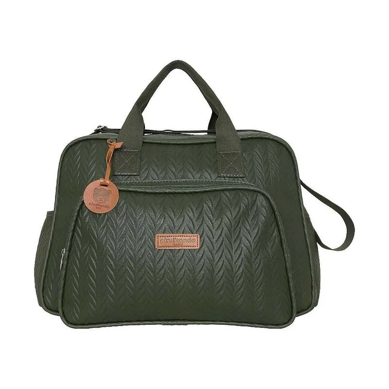 Bolsa De Maternidade Pirulitando Baby Grande Refúgio Verde