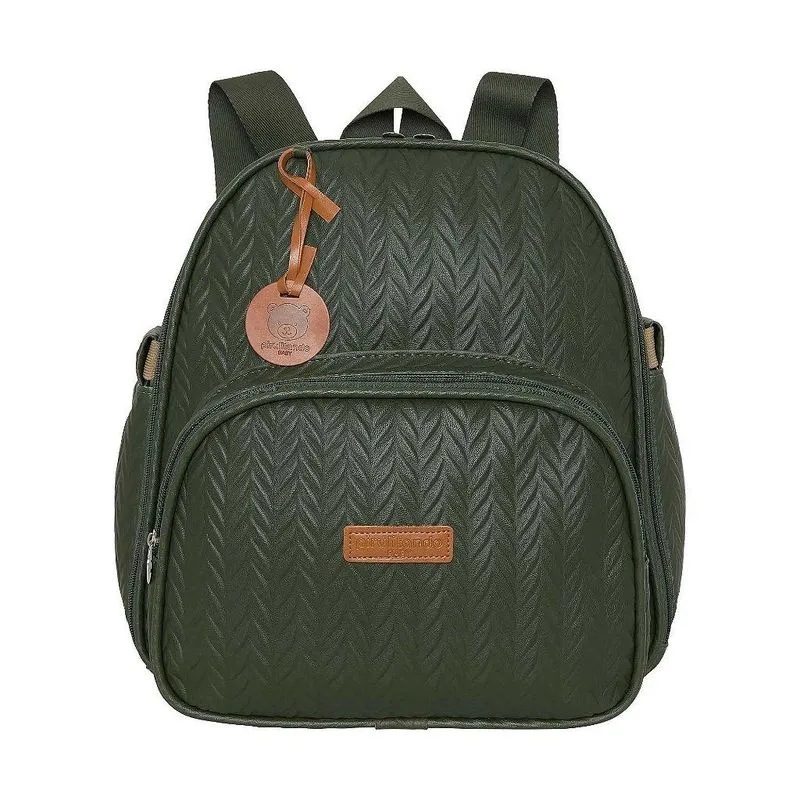 Mochila De Maternidade Pirulitando Baby Refúgio Verde