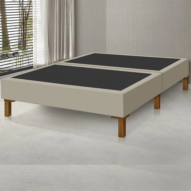 Box Base De Cama Biazi Casal 140 Cm Areia