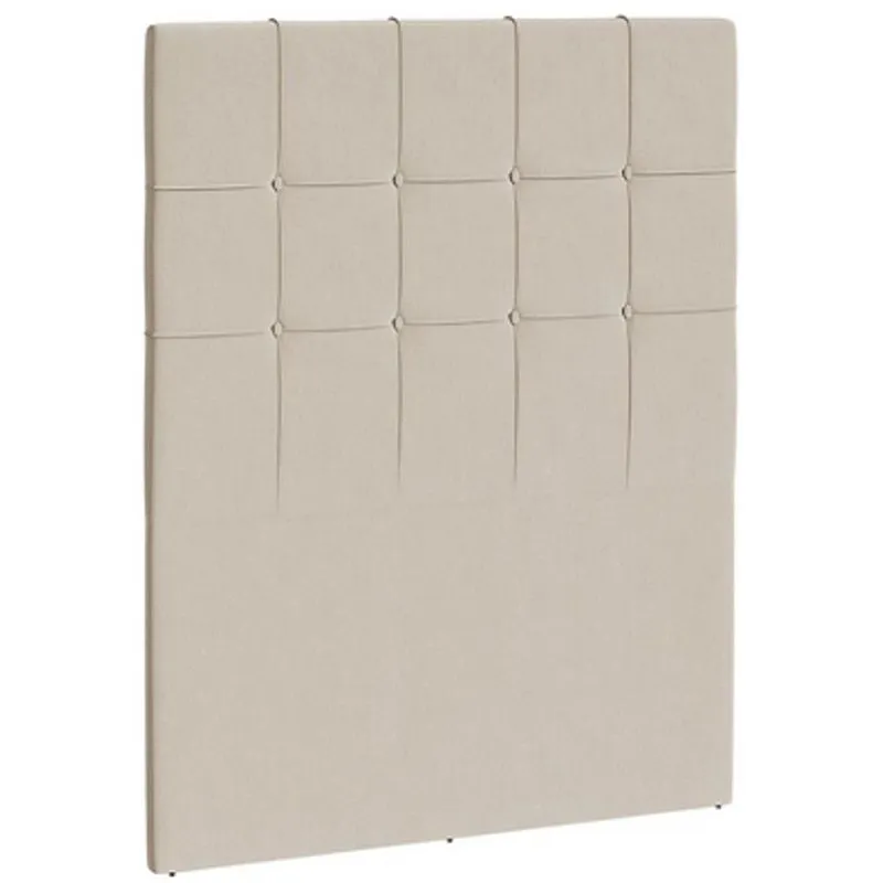 Cabeceira Solteiro Firenze Rubi 90cm Sem Frame Corino Bege - Bonan