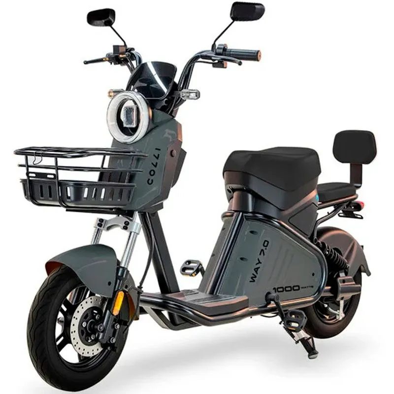 Bicicleta Elétrica Colli Way 7.0, 1000 Watts Bateria 48V 3 Velocidades