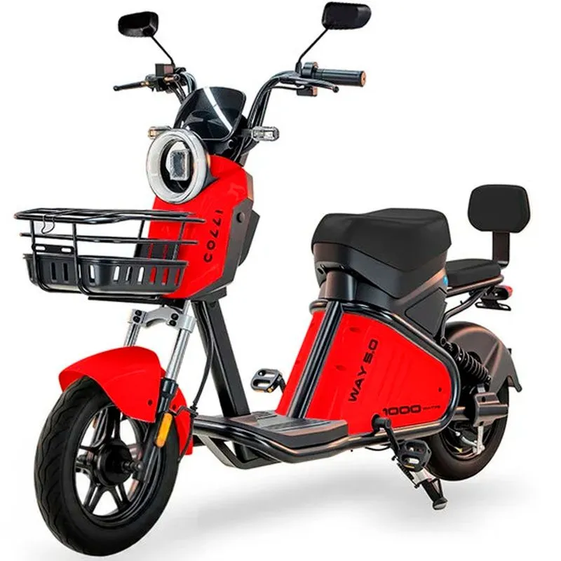 Bicicleta Elétrica Colli Way 7.0, 1000 Watts Bateria 48V 3 Velocidades
