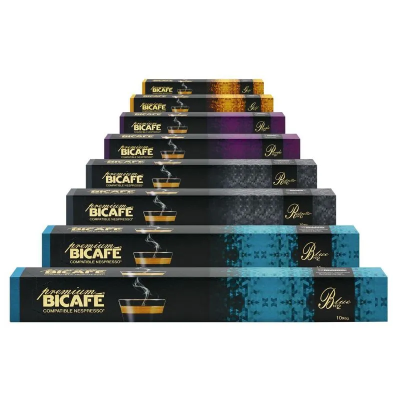 Kit 80 Cápsulas Compatíveis Nespresso Café Premium Bicafé