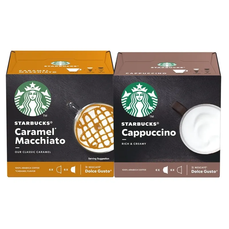 Dolce Gusto Starbucks, Cappuccino E Macchiato, 24 Cápsulas