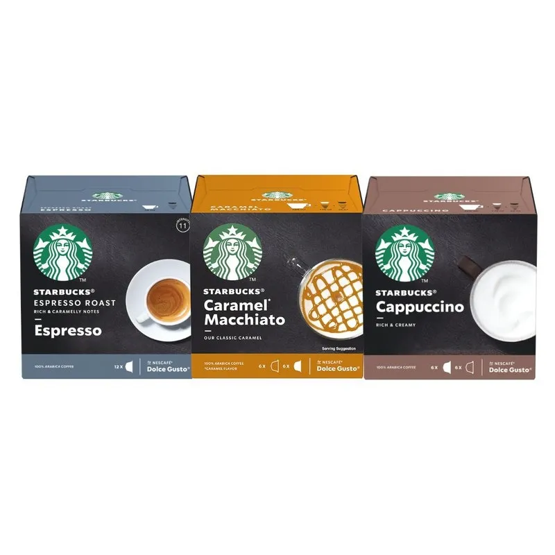 Dolce Gusto Starbucks, Degustação Café E Bebida, 36 Cápsulas