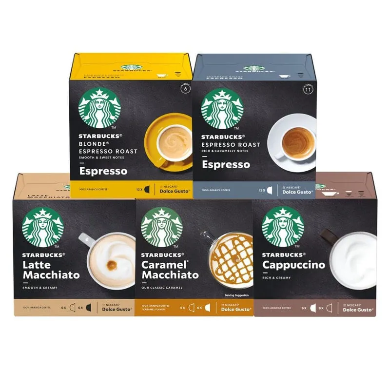 Dolce Gusto Starbucks, Degustação Café E Bebida, 60 Cápsulas