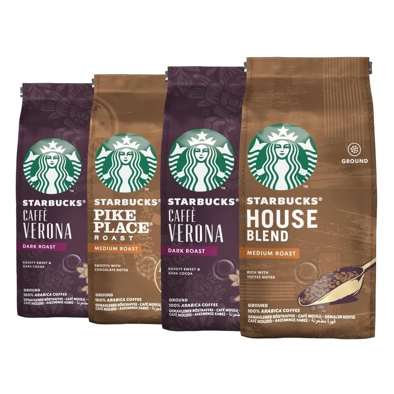 Café Em Pó Starbucks, 100% Arábica, 4 Pacotes, 1.000g