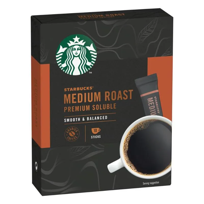 Café Solúvel Instantâneo Starbucks, Medium Roast, 1 Caixa