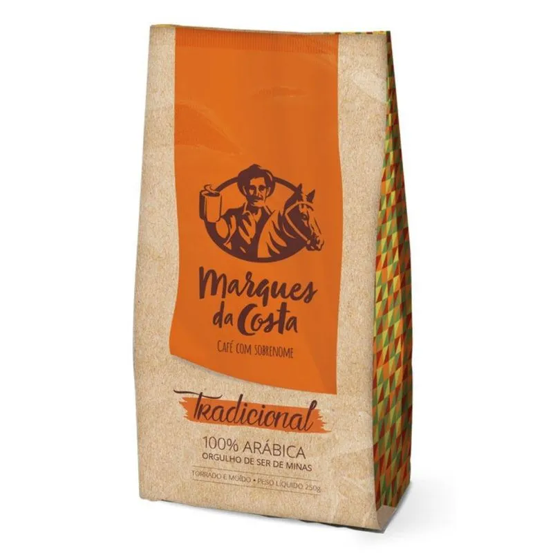 Café Moído Tradicional 250 Gramas - Marques Da Costa