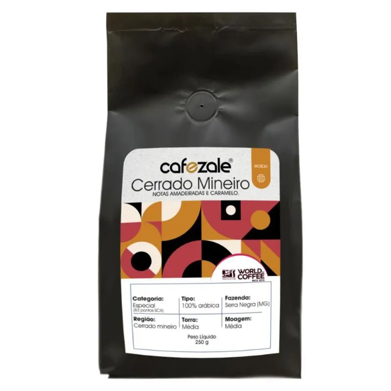 Café Moído, Premiado, Cafezale, Cerrado Mineiro, 250g