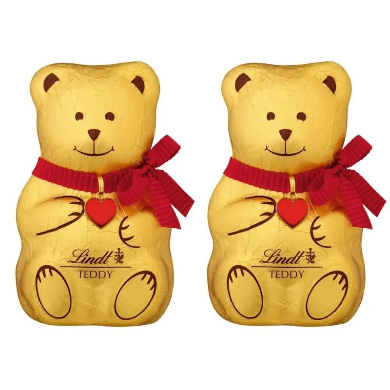 Chocolate Lindt Ursos Teddy Importado, 2 De 100g