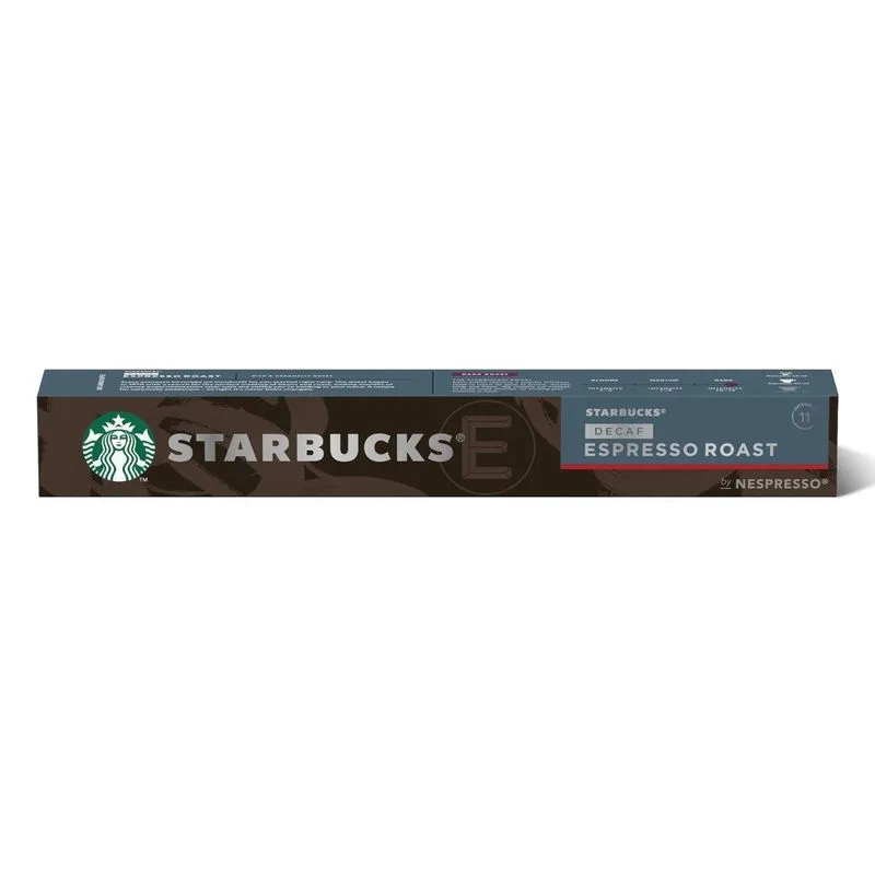 10 Cápsulas, Espresso Roast Descafeinado Starbucks Nespresso