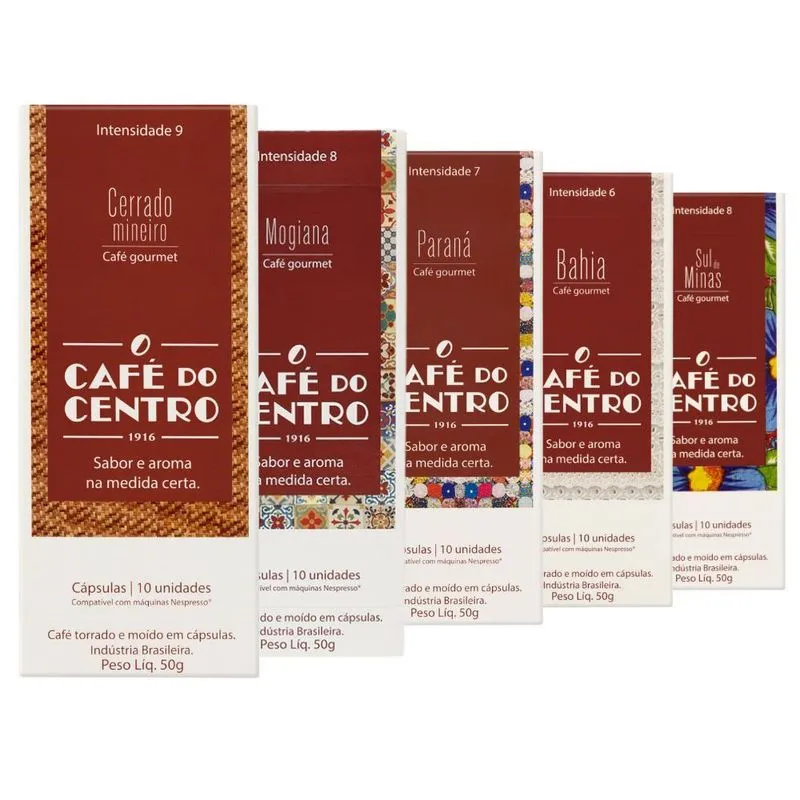 50 Cápsulas, Café Do Centro, Para Nespresso