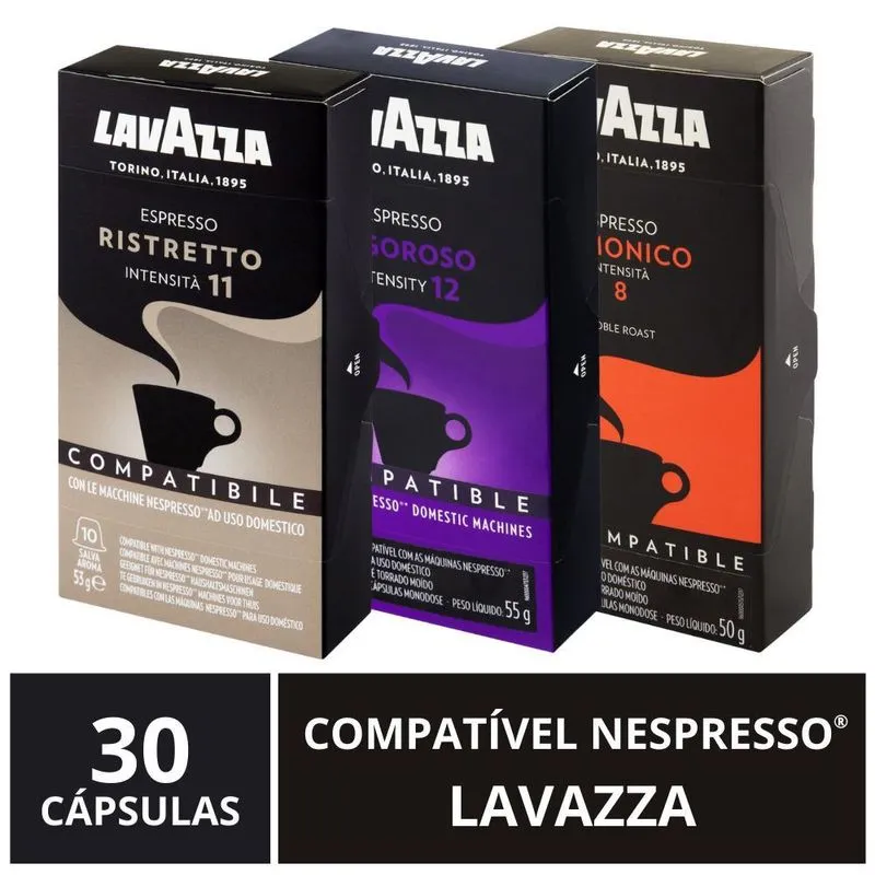 30 Cápsulas Para Nespresso, Lavazza, Café Italiano