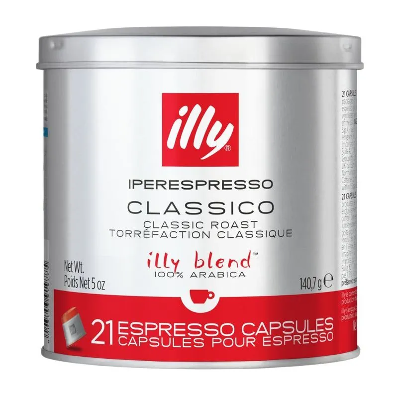 21 Cápsulas Illy Iperespresso, Illy Blend, Café Clássico