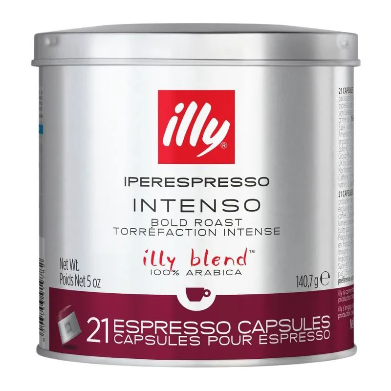 21 Cápsulas Illy Iperespresso, Illy Blend, Café Intenso