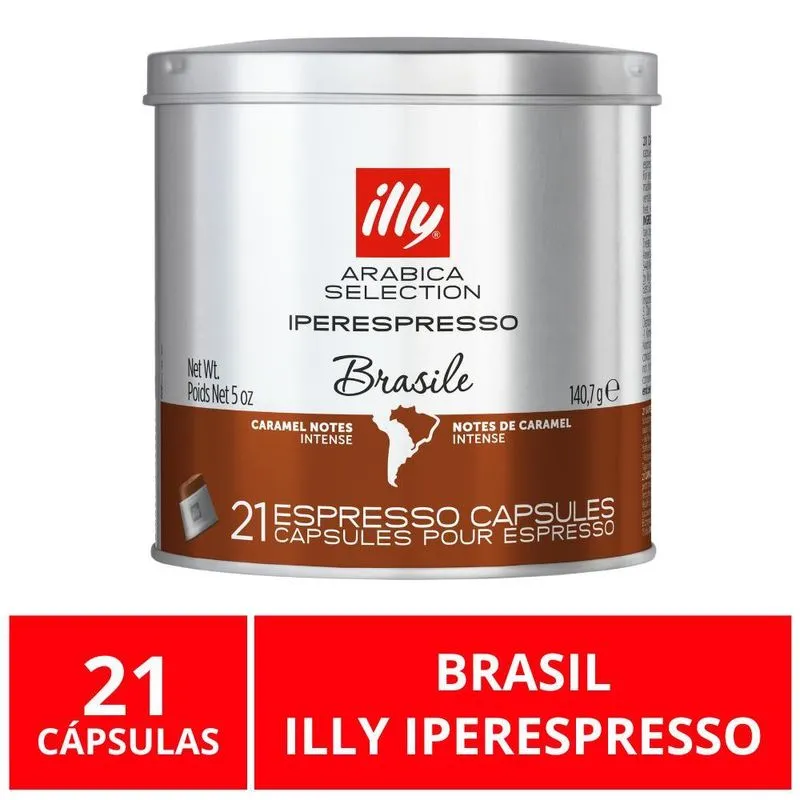 21 Cápsulas, Café Selection Illy Iperespresso, Brasil