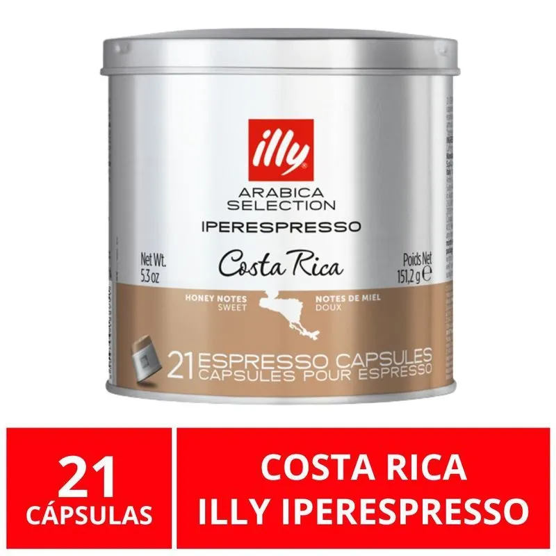 21 Cápsulas, Café Selection Illy Iperespresso, Costa Rica