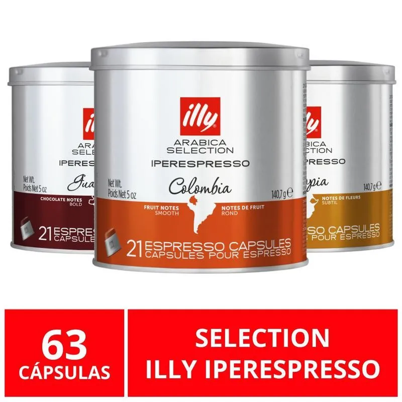 63 Cápsulas, Café Selection Illy Iperespresso