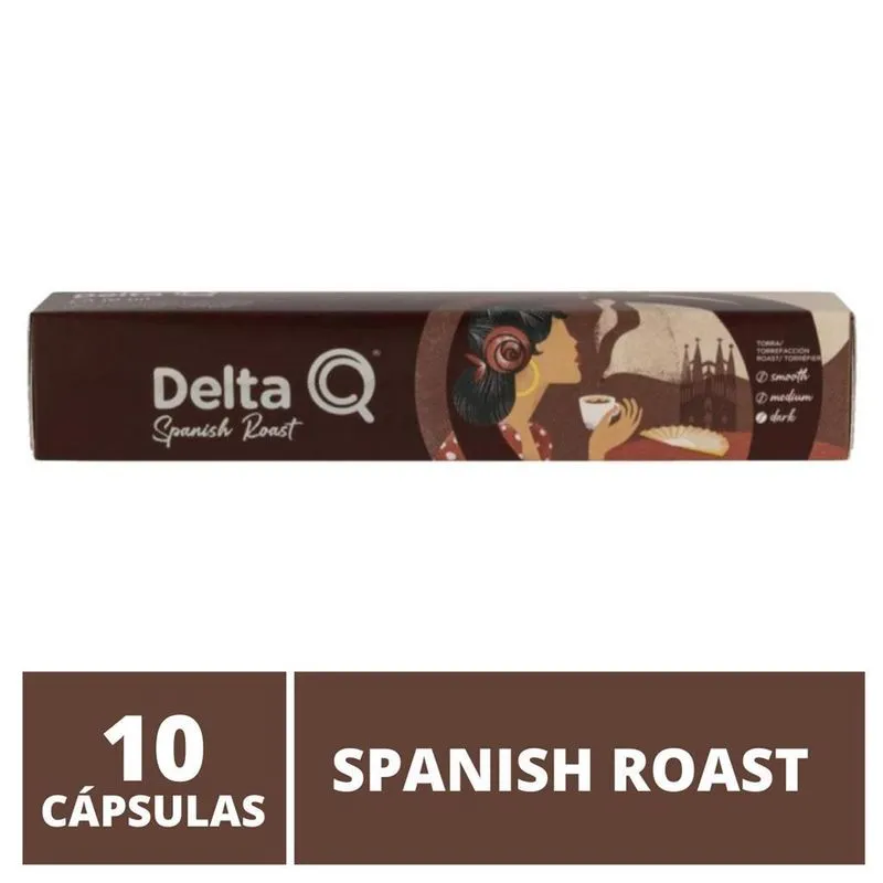 10 Cápsulas Delta Q, Spanish Roast, Café