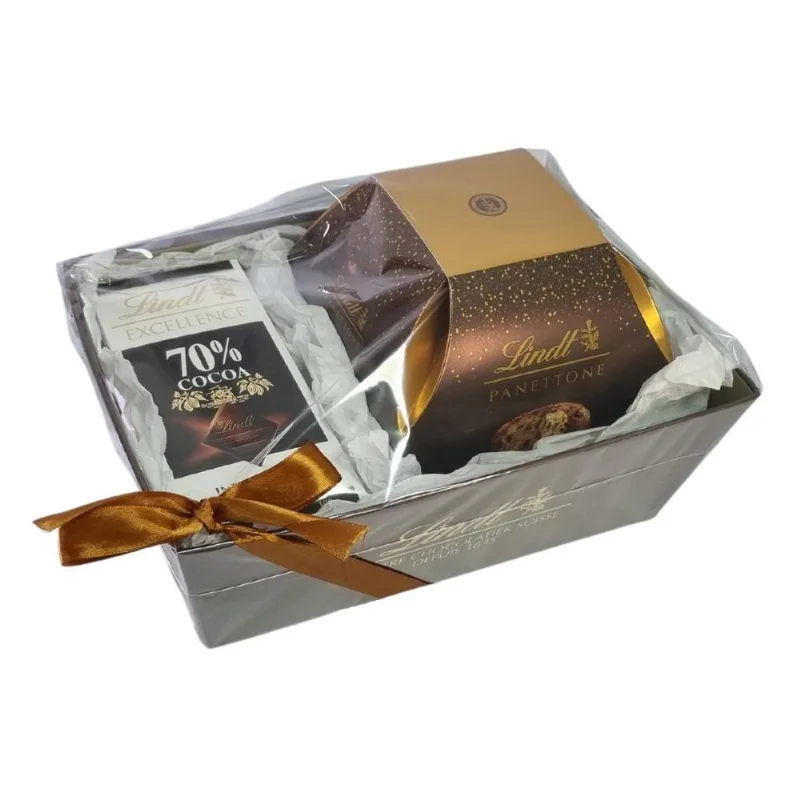Cesta Natal Lindt, Presente Empresas Funcionários, Panetone