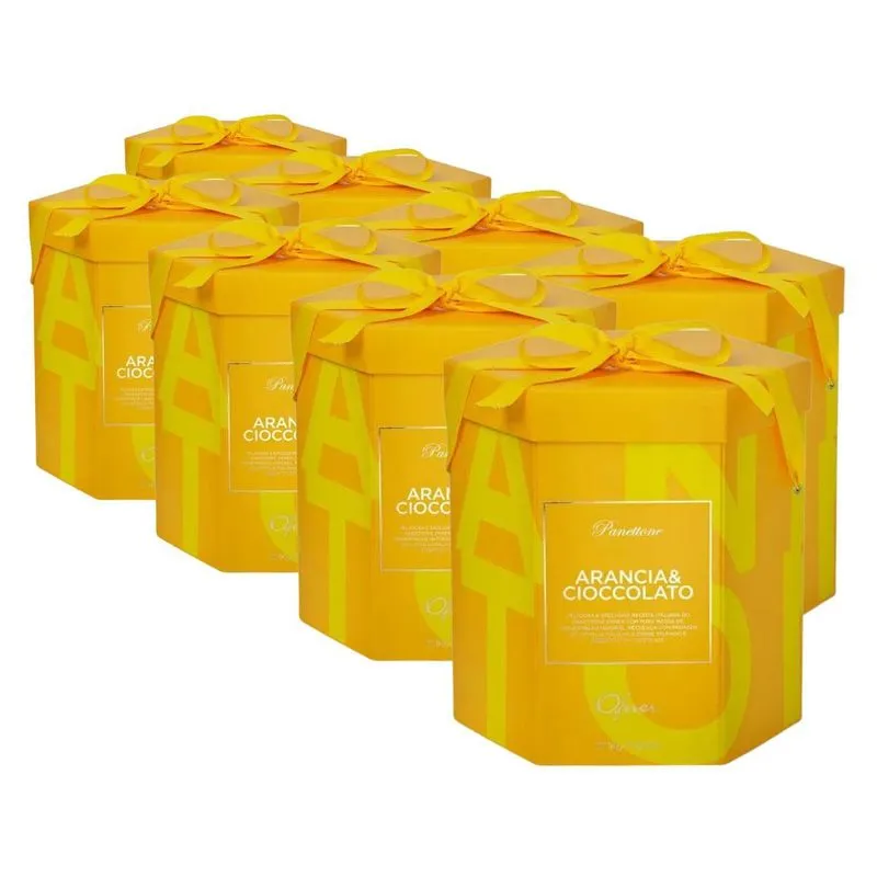 8 Panetone Ofner, Panettone 1kg, Arancia &amp; Cioccolato