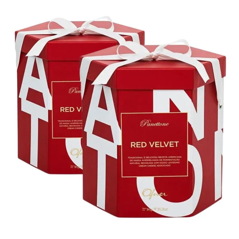 2 Panetone Ofner, Panettone 1kg, Red Velvet