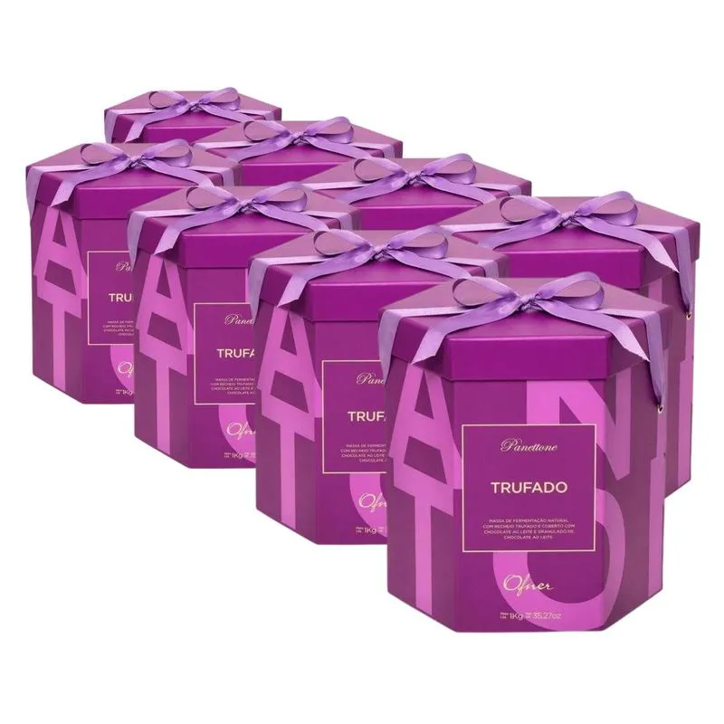 8 Panetone Ofner, Panettone 1kg, Trufado