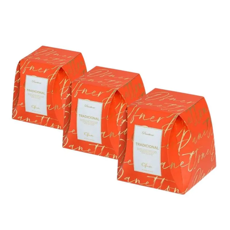 3 Panetone Ofner 500g Tradicional, Panettone