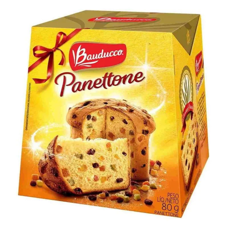 Panetone Mini Bauducco 80g Tradicional, Panettone