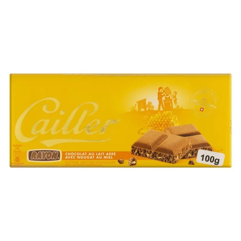 Chocolate Suíço Aerado Com Mel Cailler Ao Leite 100g