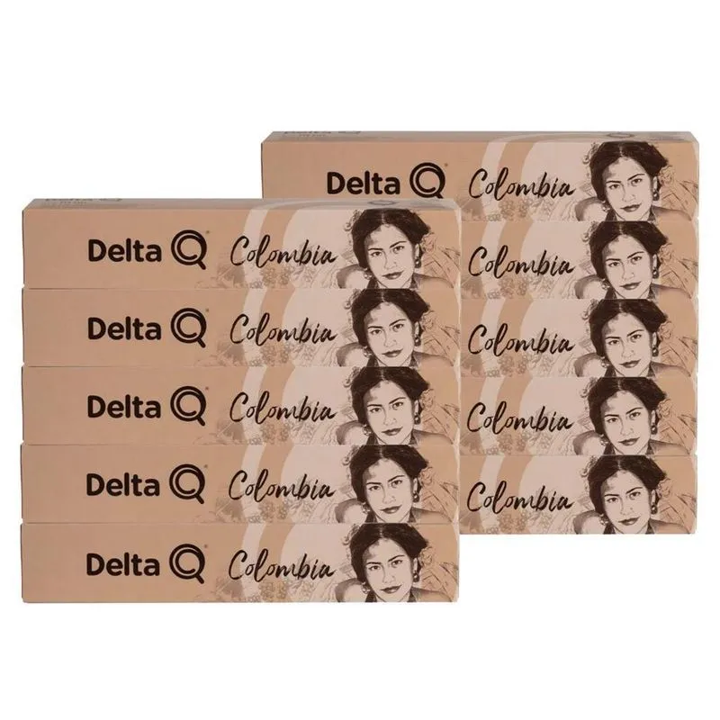 100 Cápsulas Delta Q Intensidade 8 Café Colombia
