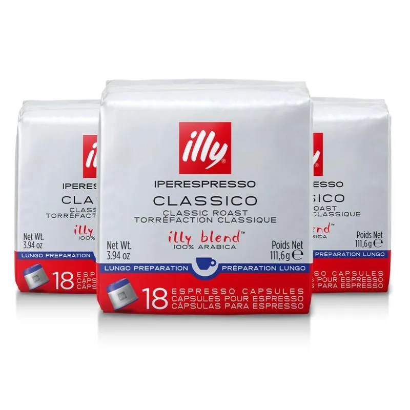 54 Cápsulas Café Illy Blend Illy Iperespresso, Lungo