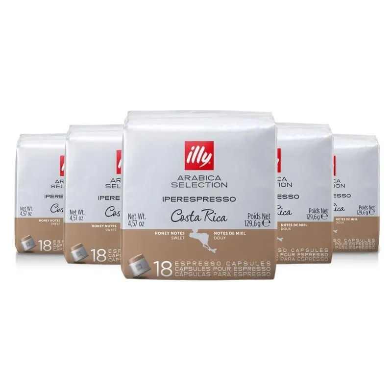 90 Cápsulas, Café Selection, Costa Rica Illy Iperespresso