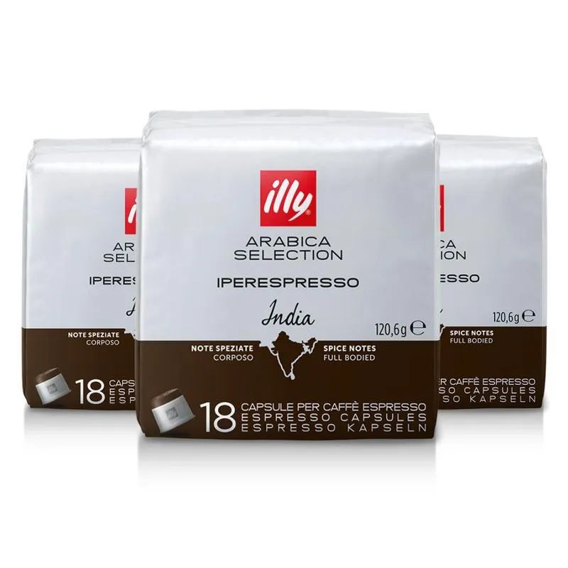 54 Cápsulas, Café Selection, India Illy Iperespresso