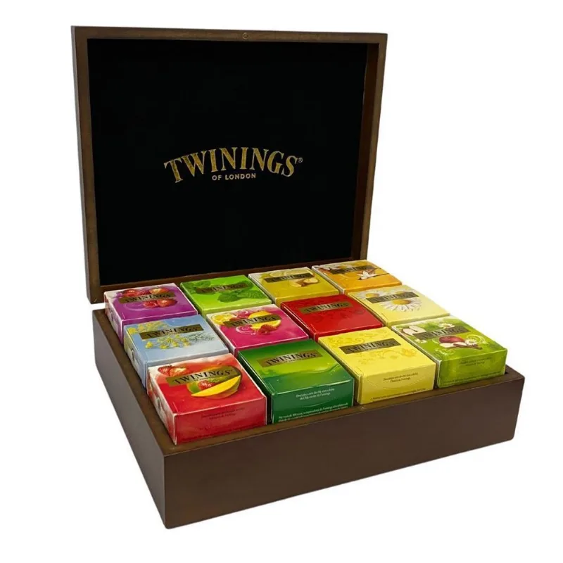 Caixa De Madeira Chá Twinings Com 120 Saquinhos