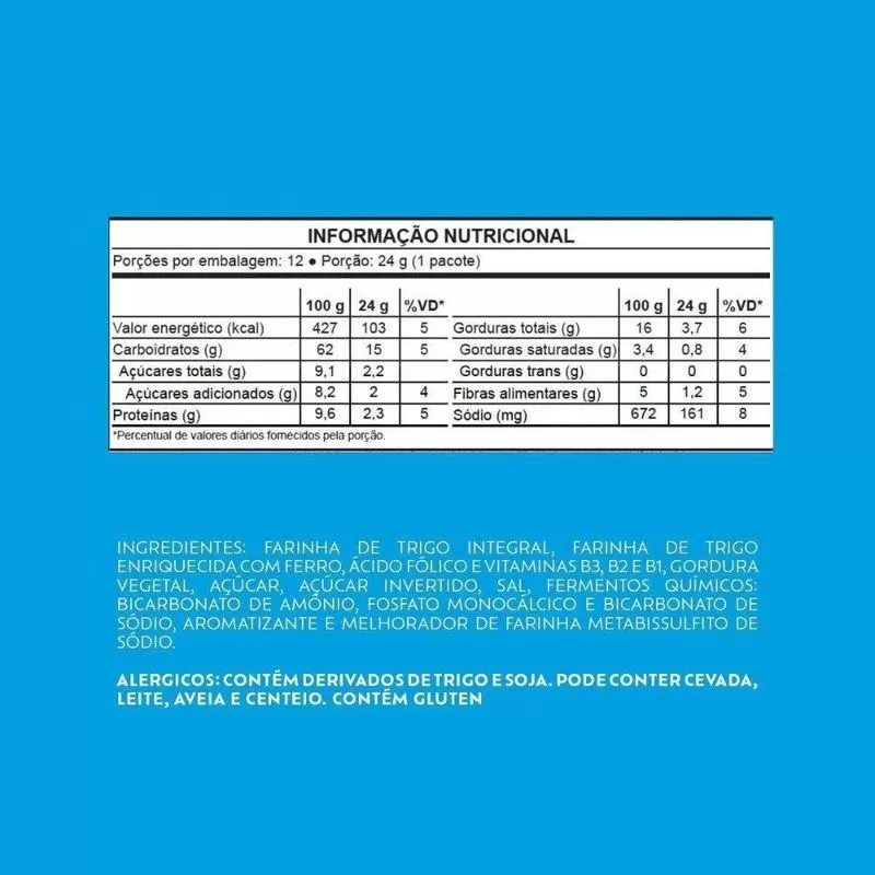Biscoito Club Social Integral Kit 10 Packs De Bolachas 288G