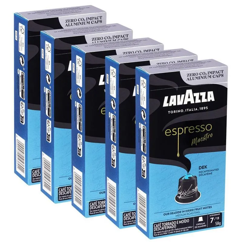 50 Cápsulas De Café Italiano Lavazza Descafeinado