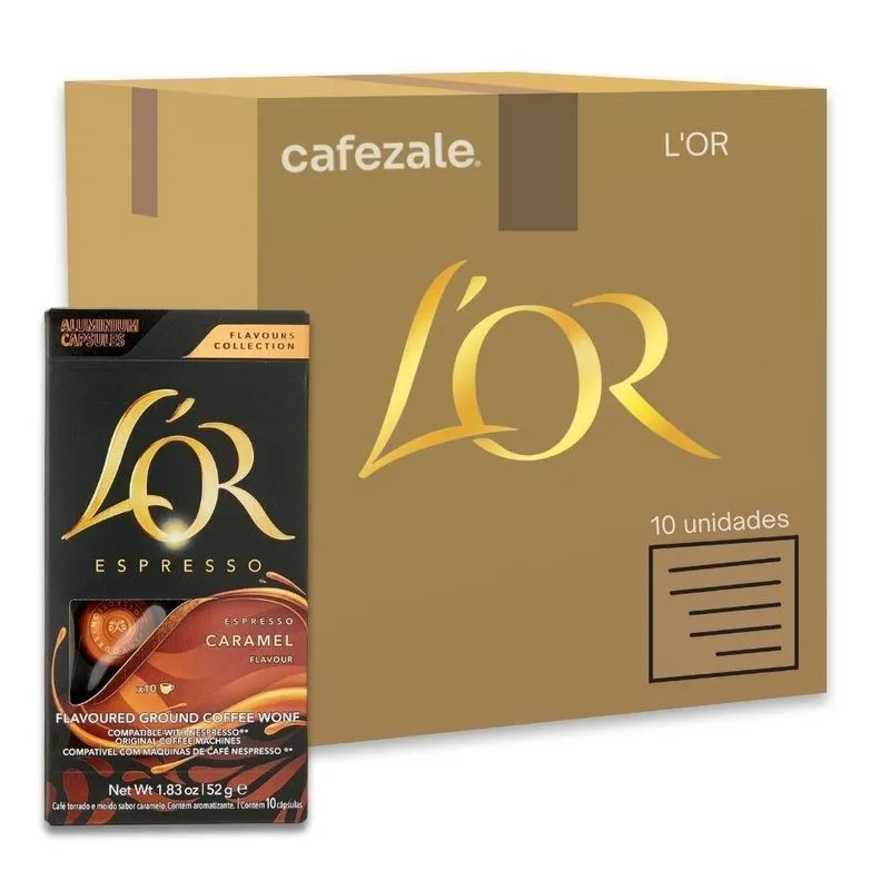 Café Cápsulas Lor Nespresso Caramel Kit Com 100 Cápsulas