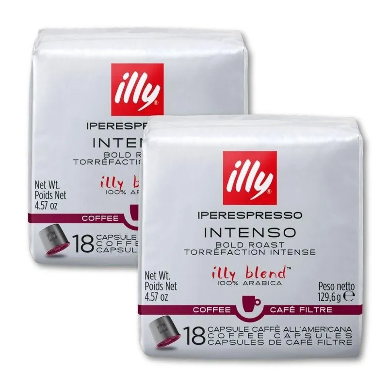 36 Cápsulas Café Illy Intenso Filtrado Iperespresso