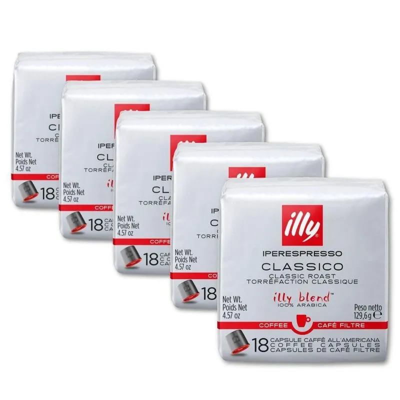 90 Cápsulas Café Illy Intenso Filtrado Iperespresso