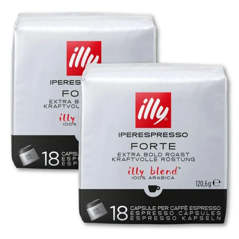 36 Cápsulas Café Illy Forte Expresso Iperespresso
