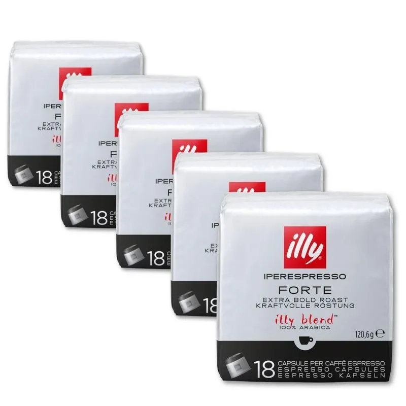90 Cápsulas Café Illy Forte Espresso Iperespresso
