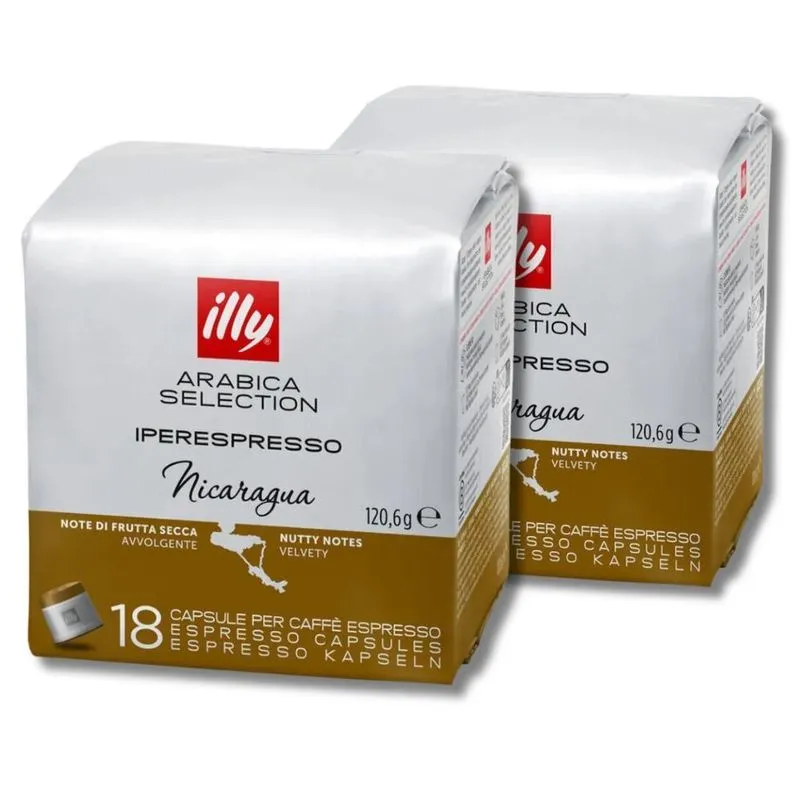 Kit 36 Cápsulas Café Illy Nicarágua Arabica Selection