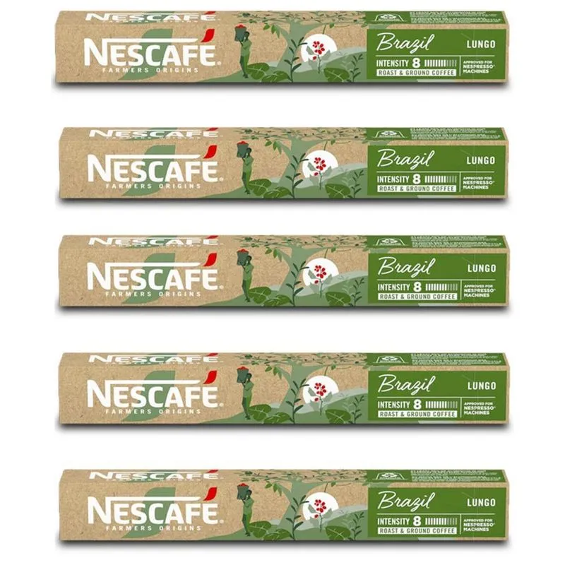 50 Cápsulas De Nescafé Farmers Origins Brazil