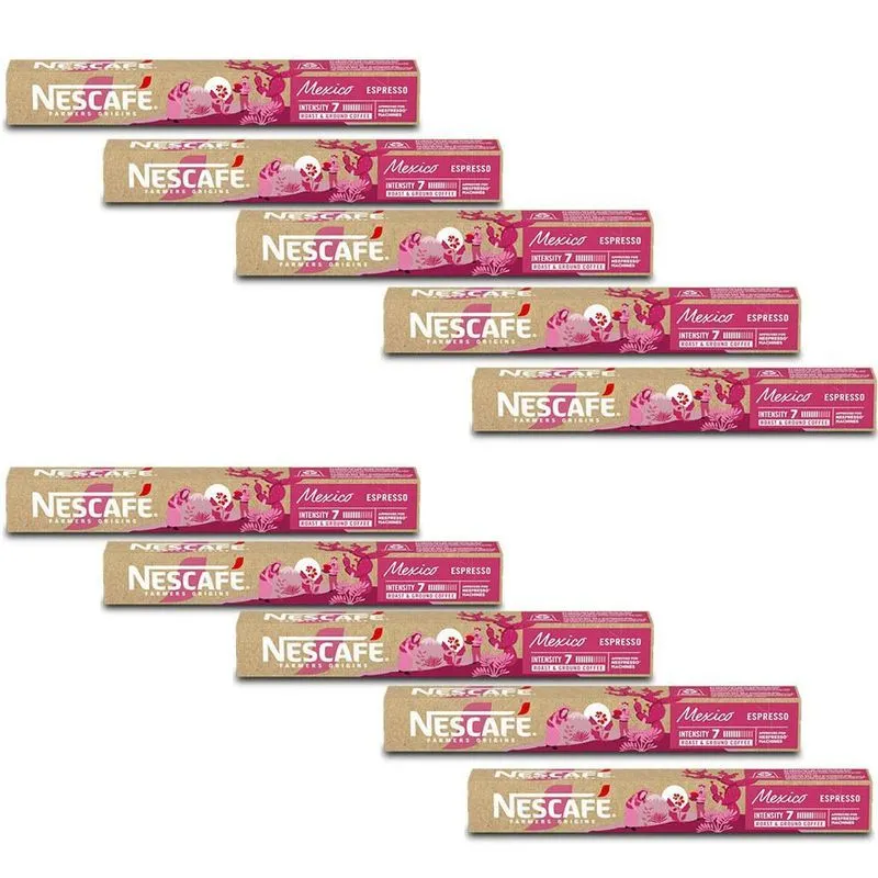 100 Cápsulas Nescafé Farmers Origins México