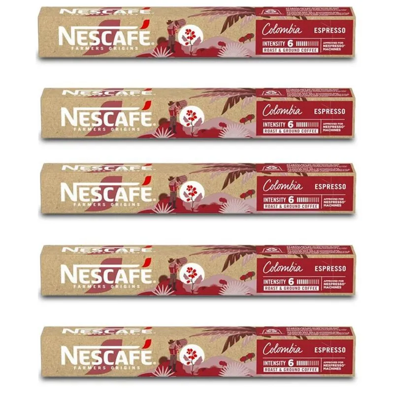 50 Cápsulas Nescafé Farmers Origins Colombia