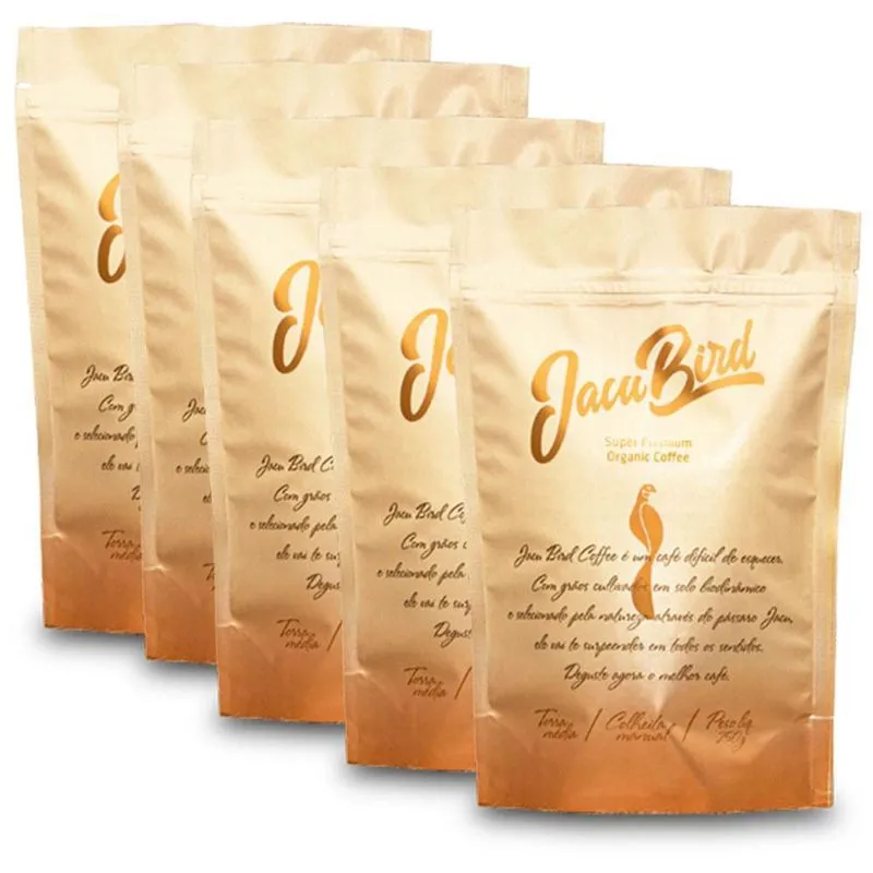 Café Jacu Bird Moído Kit 5 Pacotes De 250g