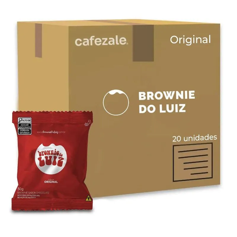 Brownie Do Luiz Clássico Kit 20 Latas De 50g
