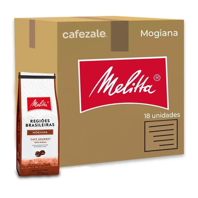 Café Melitta Regiões Brasileiras Mogiana Kit 18 Pacotes 250g